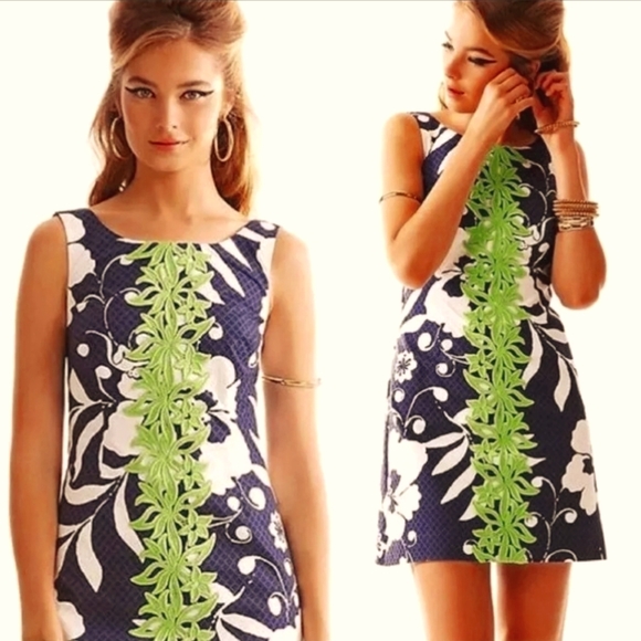 Lilly Pulitzer Dresses & Skirts - Lilly Pulitzer Delia Shift Dress in Johnny B Sz 0